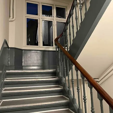 Stylish 119m2 Design Balcony Vesterbro Apartment Kopenhagen
