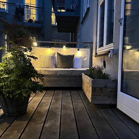 Stylish 119m2 Design Balcony Vesterbro Appartement Kopenhagen